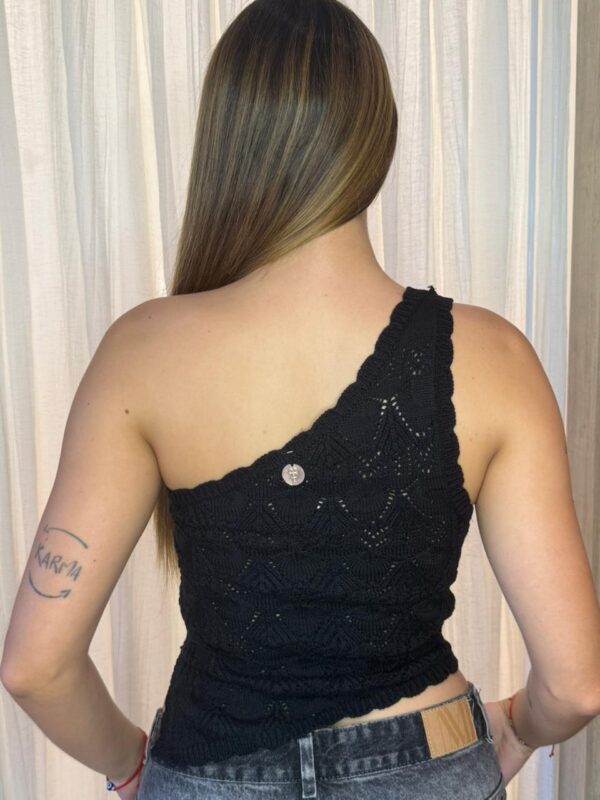 Top tejido un solo hombro