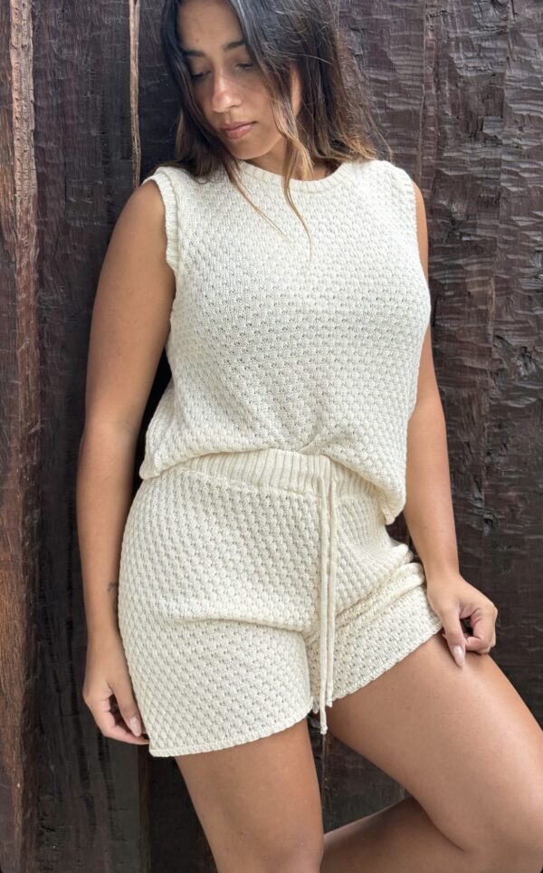 short tejido clasico