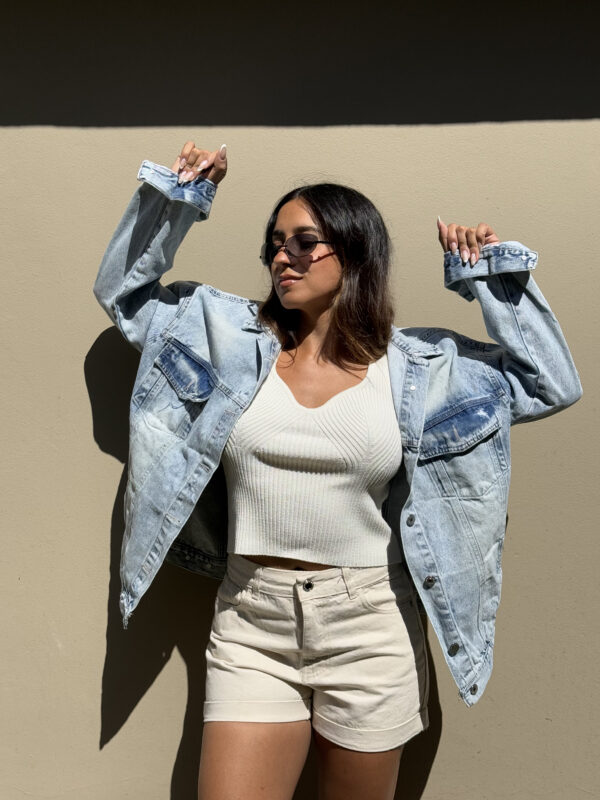 Campera de Jean Over Acid