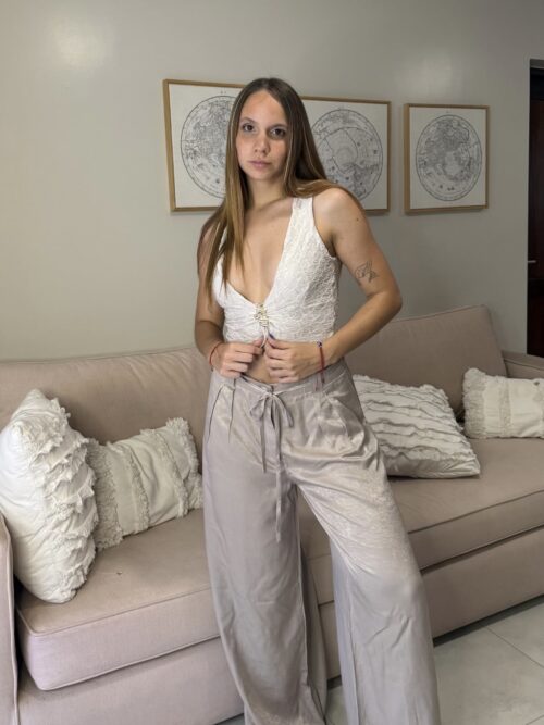 Pantalon Satin