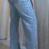 Wide Leg Strass Lateral