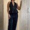 Wide leg Lazo o cordon