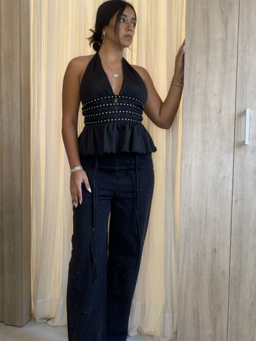 Wide leg Lazo o cordon